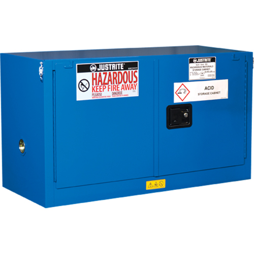 Sure-Grip&reg; Ex Hazardous Material Piggyback Safety Cabinets, 17 gal., 43" x 24" x 18" Kelford