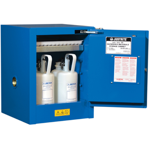 ChemCor&reg; Lined Hazardous Material Countertop Safety Cabinets, 4 gal., 17" x 22" x 17" Kelford