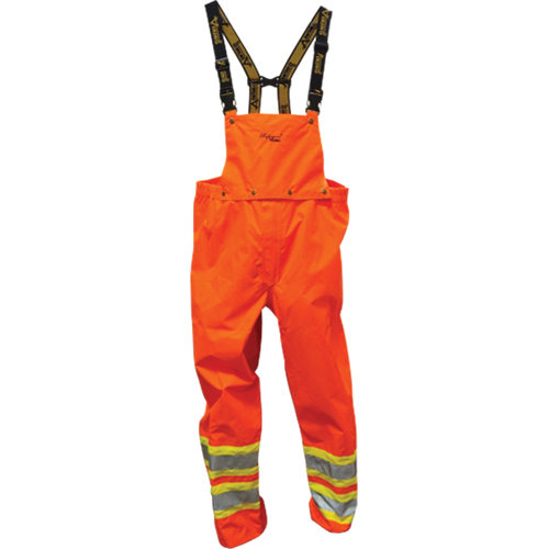 Safety Rainwear, X-Large, Polyester/PVC, Orange Kelford