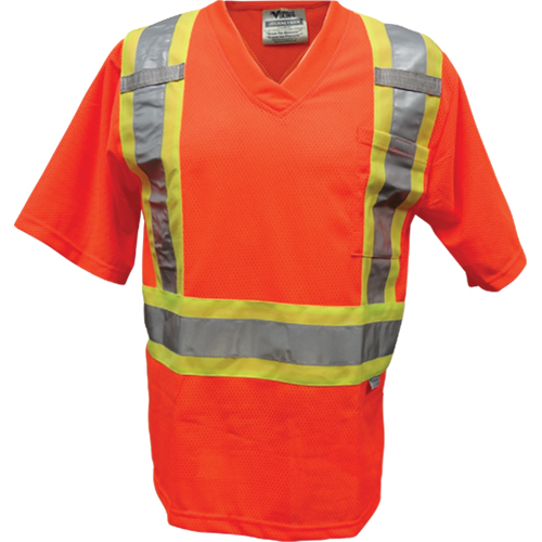 Mesh Safety T-Shirt, Polyester, Small, Orange Kelford