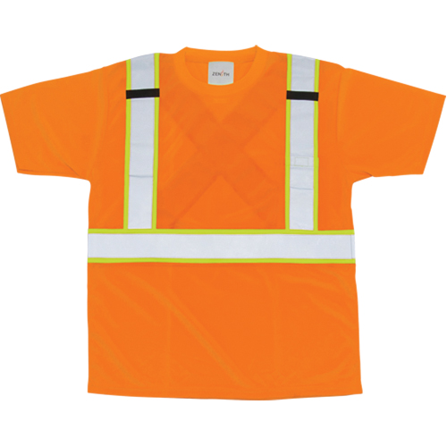 CSA Compliant T-Shirt, Polyester, Medium, Orange Kelford