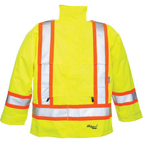 Manteaux 300 deniers Professional Journeyman, Polyester, Petit, Jaune lime haute visibilit&eacute; Kelford