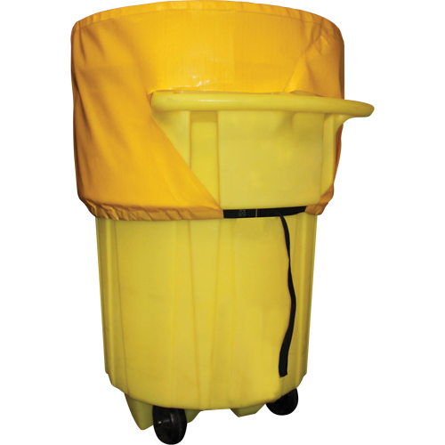 Couvercle en poly pour les surconteneurs avec roues de 50 gallons Kelford