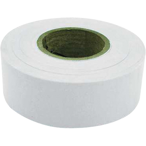 Flagging Tape, 1.2" W x 300' L, White Kelford