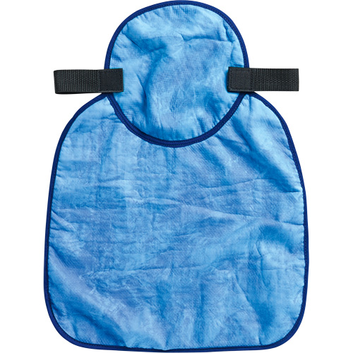 Tampon et voile pour le cou refroidissants pour casque de s&eacute;curit&eacute; Chill-Its 6717CT, Bleu Kelford