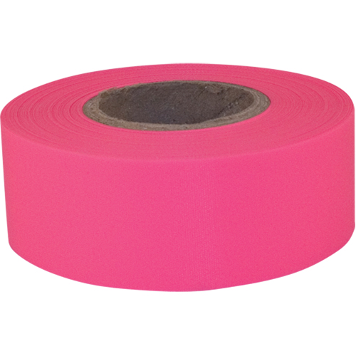 Sub-Zero Flagging Tape, 1.2" W x 150' L, Fluorescent Pink Kelford
