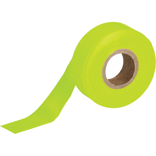 Ruban pour signalisation, 1,188" la x 150' lo, Lime fluorescent Kelford