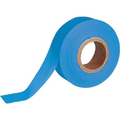 Flagging Tape, 1.188" W x 150' L, Fluorescent Blue Kelford