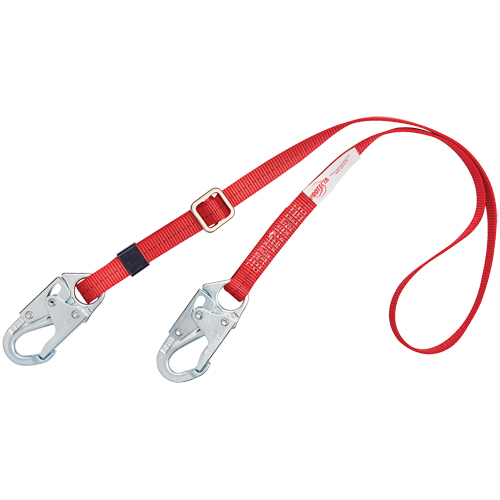 PRO Adjustable Web-Positioning Lanyard, 1 Legs, 6', CSA Class B, Polyester Kelford