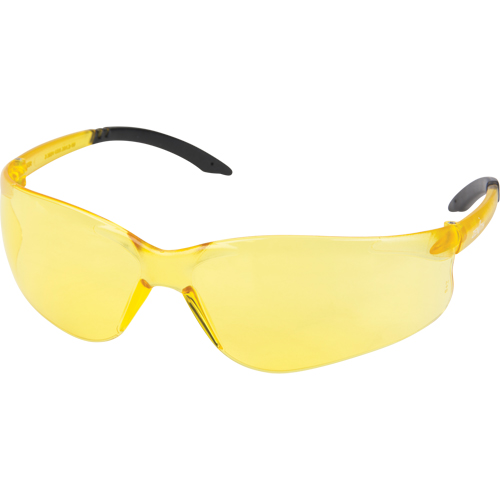 Z2400 Series Safety Glasses, Amber Lens, Anti-Scratch, ANSI Z87+/Meets/Exceeds CSA Z94.3 Kelford