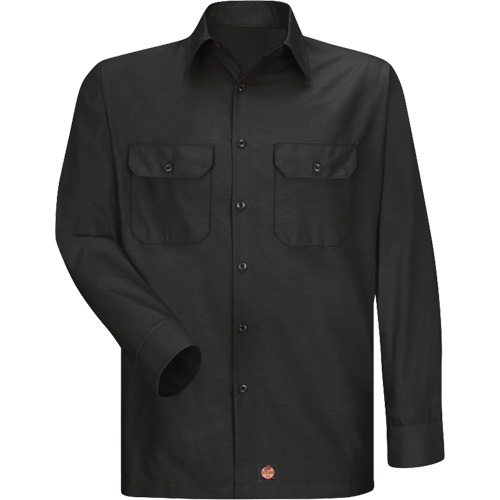 Chemise &agrave; manches longues en tissu ind&eacute;chirable, Hommes, 3T-Grand, Noir Kelford
