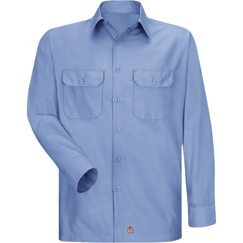 Chemise &agrave; manches longues en tissu ind&eacute;chirable, Hommes, 3T-Grand, Bleu Kelford