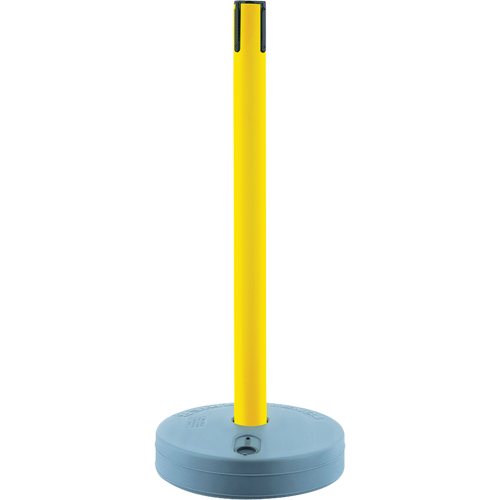 Tensabarrier ext&eacute;rieur - poteaux r&eacute;cepteurs, Hauteur de 37", Jaune Kelford