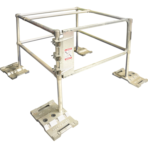 Syst&egrave;me RoofGuard classique - Trousse pour trappe, Aluminium, 48" la x 48" lo x 42" ha Kelford