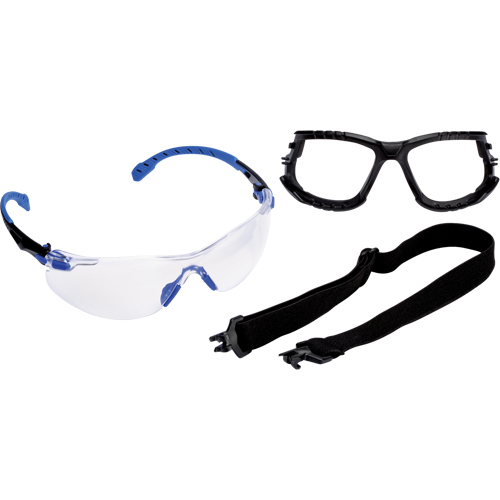Lunettes de s&eacute;curit&eacute; Solus avec ensemble de lentilles Scotchgard, Lentille Transparent, Antibu&eacute;e, R&eacute;pond ou surpasse la norme CSA Z94.3 Kelford