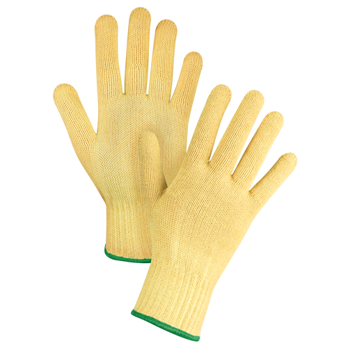 Gants tricot&eacute;s sans couture, Taille Moyen/8, Calibre 7, Enveloppe en Kevlar, ASTM ANSI niveau A2/EN 388 niveau 3 Kelford