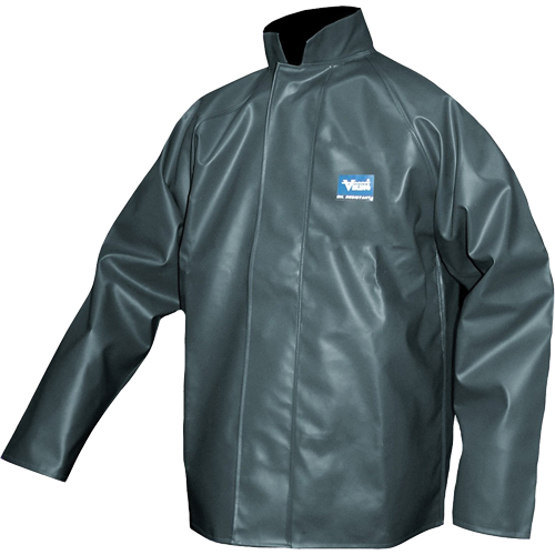 Journeyman Chemical Resistant Rain Jacket, Polyester, X-Large, Green Kelford
