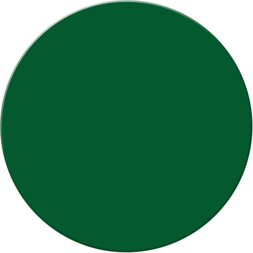 Armor Stripe Lean/5S Markers, Circle, 6" L x 6" W, Green, Plastic Kelford