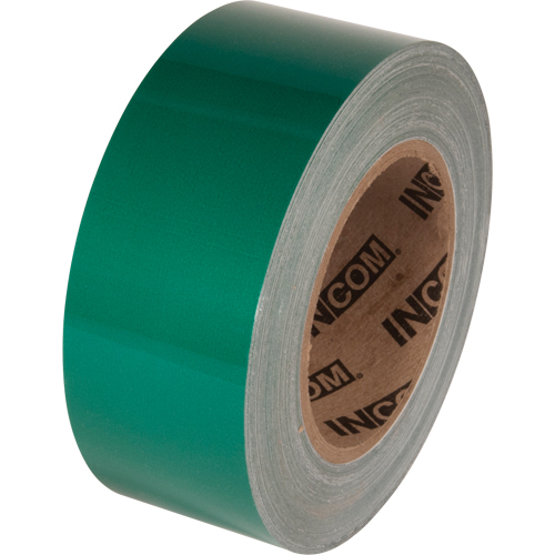 Tuff Mark&reg; Floor Marking Tape, 4" x 100', Polyester, Green Kelford