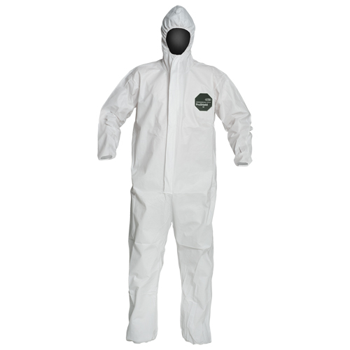 ProShield&reg; 50 Coveralls, Small, White, Microporous Kelford