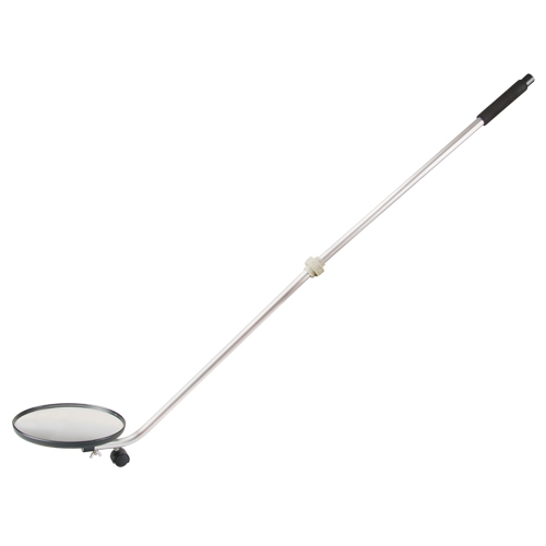 Inspection Mirror, 8.5" dia., Round, 47" Handle Kelford