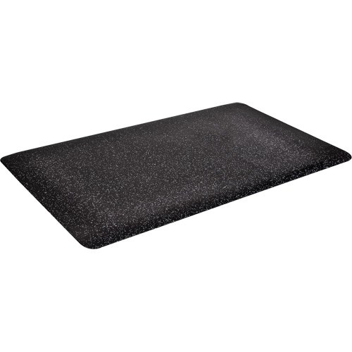 WD Foodmaster Mats, Smooth, 4' x 4' x 9/16", Black, Vinyl Foam Kelford