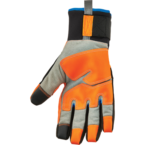 ProFlex&reg; 818WP Performance High-Visibility Thermal Waterproof Utility Gloves, Polyurethane Palm, Size Small Kelford