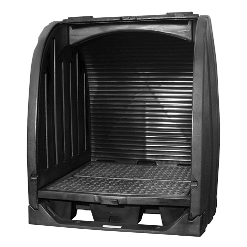 Abris de confinement des d&eacute;versements sans drain, 65" lo x 58" la x 69" h, Capacit&eacute; de charge 2000 lb Kelford