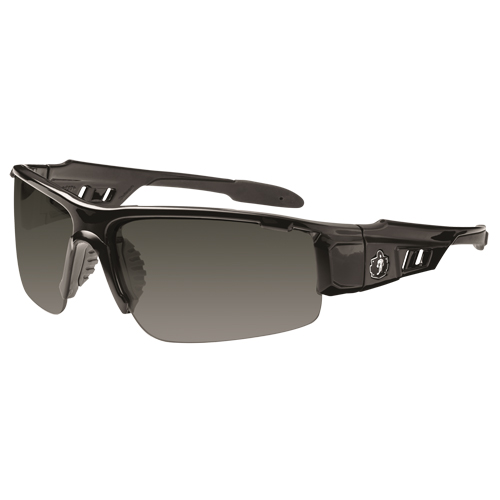 Lunettes de s&eacute;curit&eacute; Skullerz Dagr, Lentille Grise/fum&eacute;e, Anti-&eacute;gratignures, ANSI Z87+/R&eacute;pond ou surpasse la norme CSA Z94.3 Kelford