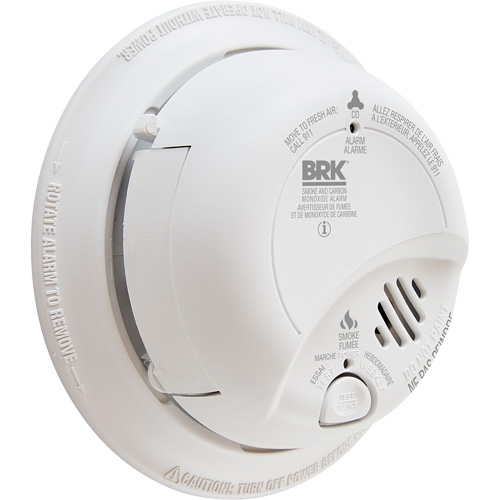 Ionization Smoke & Carbon Monoxide Combination Alarm, Battery Operated/Hardwired Kelford