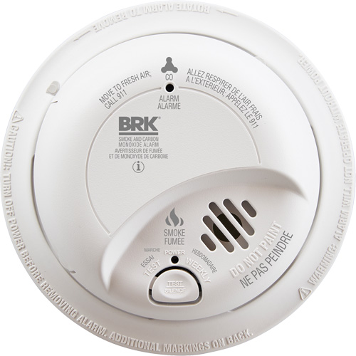 Ionization Smoke & Carbon Monoxide Combination Alarm, Battery Operated/Hardwired Kelford