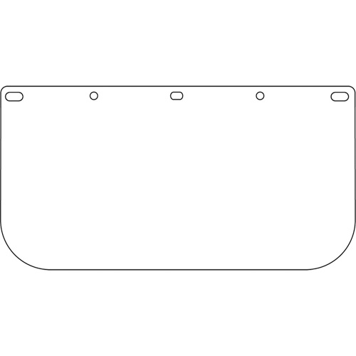 Dynamic Faceshield Visor Window, PETG, Clear Tint Kelford