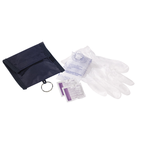 Dynamic Disposable CPR Kit, Single Use Faceshield, Class 2 Kelford