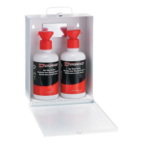 Dynamic Eyewash Station with Empty Bottles, Double Kelford