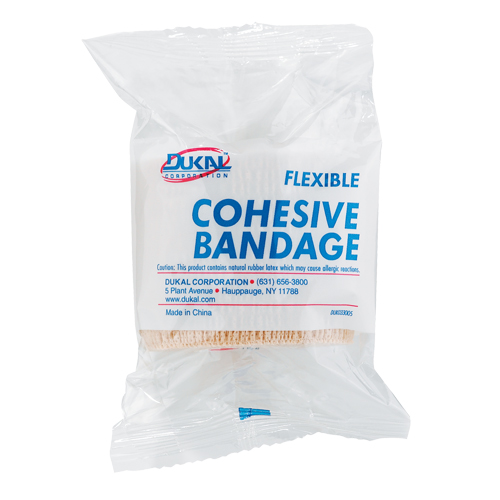 Dukal Bandage, Cut to Size L x 2" W, Class 1, Self-Adherent Kelford