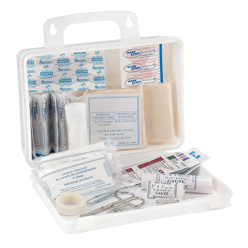Trousse de premiers soins pour camion Dynamic, Dispositif m&eacute;dical Classe 1, Boîte en plastique Kelford