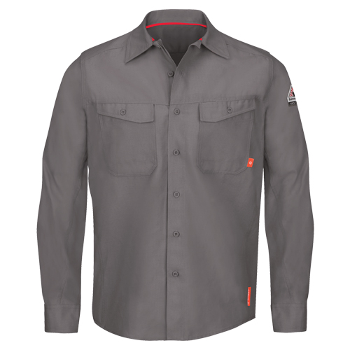 Chemises de travail IQ Endurance pour hommes, Petit, Gris Kelford