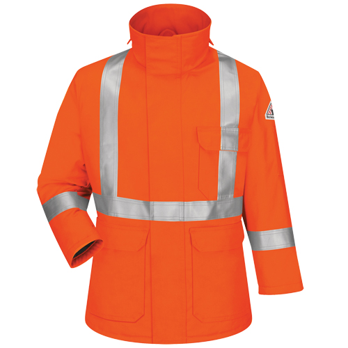 Excel FR&reg; Comfortouch&reg; Deluxe Parkas, Small, Orange Kelford