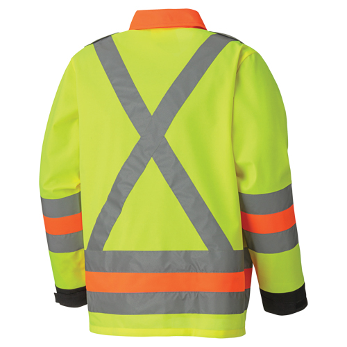 6007 Veste de s&eacute;curit&eacute; routi&egrave;re respirante, Polyester, Jaune lime haute visibilit&eacute;, T-petit Kelford