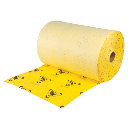 Premium Caution Rolls, Heavyweight, 150' L x 24" W, 37.6 gal. Absorbancy Kelford