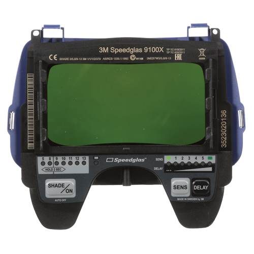 Filtre pour lentille de soudage auto-assombrissant Speedglas 9100X, 4-2/10" la x 2-1/10" h Champ de vision, Pour utilisation avec S&eacute;rie 9100 Kelford