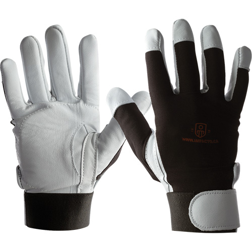 Gants IMPACTO AIRGEL, Taille Grand, Paume Cuir perl&eacute; Kelford