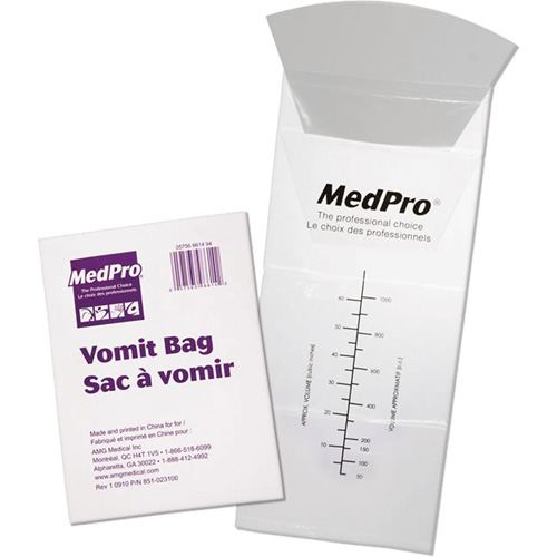 Sacs pour v&ocirc;missure Medpro Kelford
