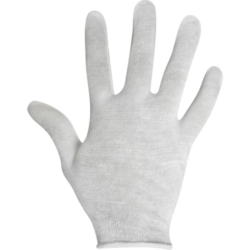 Gants d'inspection, Coton, Poignet Non ourl&eacute;, T-Grand Kelford