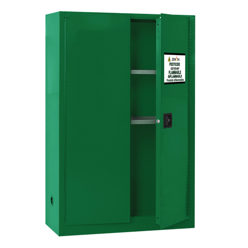 Pesticide Storage Cabinet, 45 gal., 65" H x 43" W x 18" D Kelford