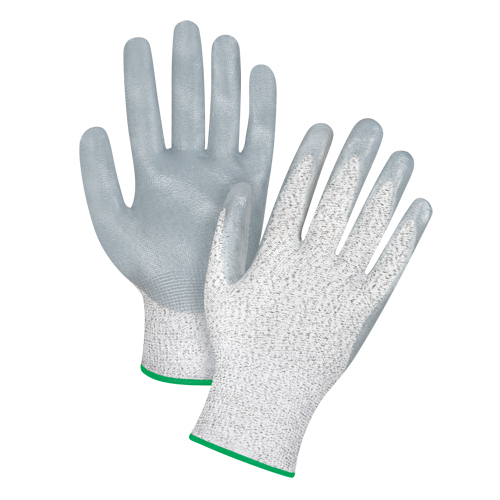 Gants haute performance r&eacute;sistants &agrave; la coupe, Taille Moyen/8, Calibre 13, Rev&ecirc;tement Nitrile, Enveloppe en PEHP, ANSI/ISEA 105 niveau 4/EN 388 niveau 5 Kelford