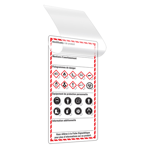 Self-Laminating Workplace Tags, Cardstock, 3" W x 6" H, French Kelford