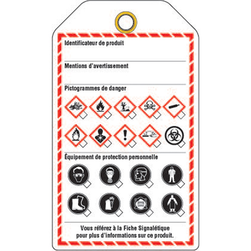 Workplace Tags, Cardstock, 3-3/8" W x 5-3/4" H, French Kelford