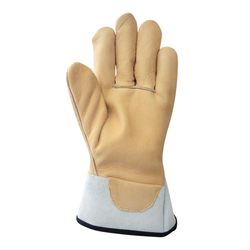 Lineman's Gloves, Small, Grain Cowhide Palm Kelford