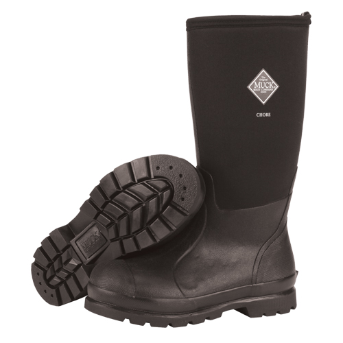 Chore-Hi Work Boots, Rubber, Size 5 Kelford